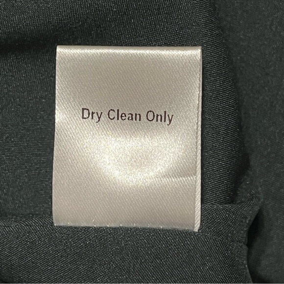 Veronica Beard Black Linen Mini Dress with Removable Swiss Dot Sleeves - Picture 13 of 14